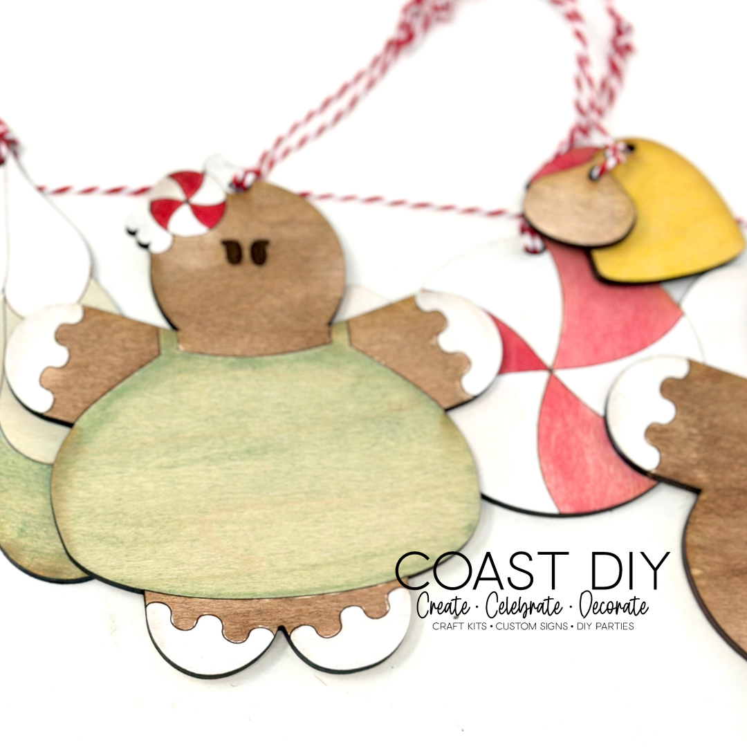 Gingerbread Ornaments/Garland