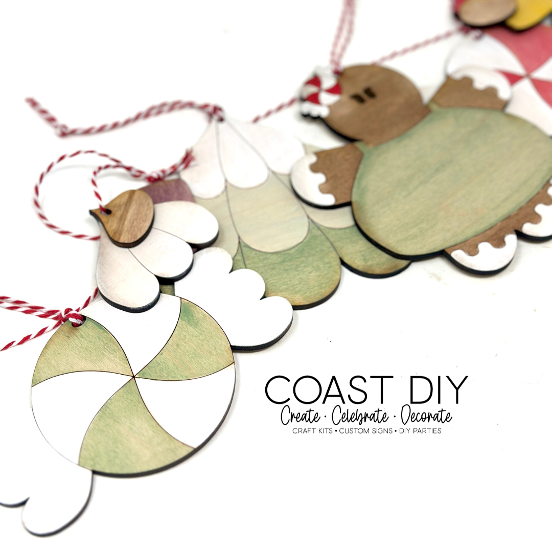 Gingerbread Ornaments/Garland