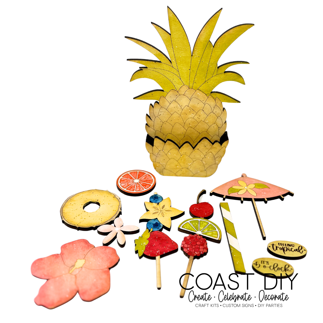 Feeling Tropical Cocktail Shelf Sitter