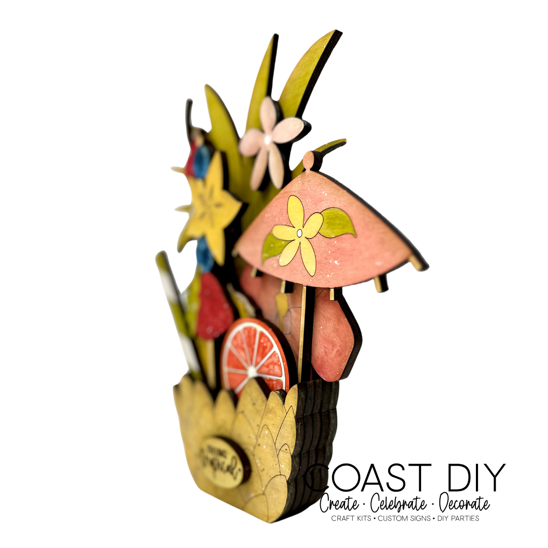 Feeling Tropical Cocktail Shelf Sitter