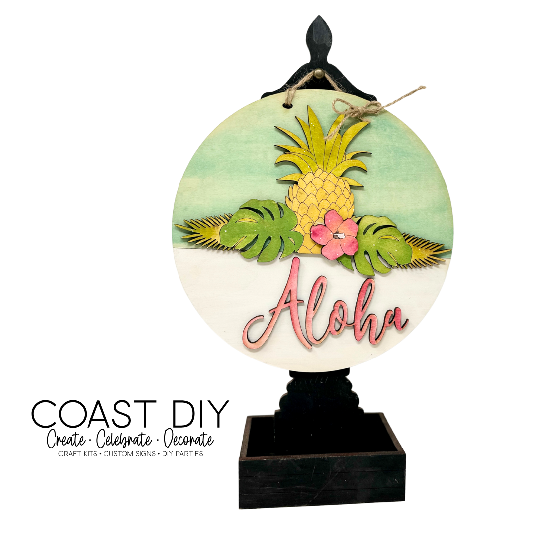 Aloha Pineapple Sign