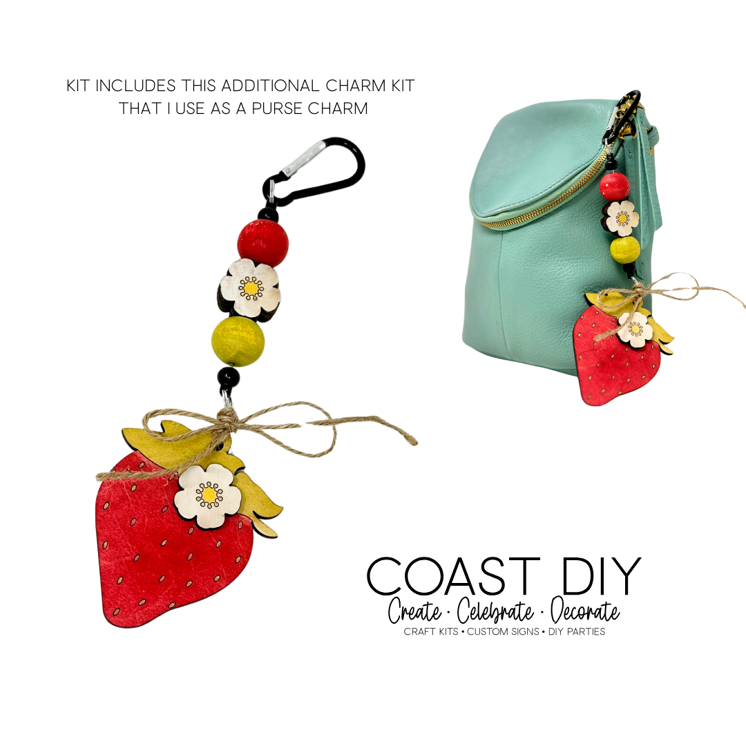 Strawberry Lemonade Bead Garland