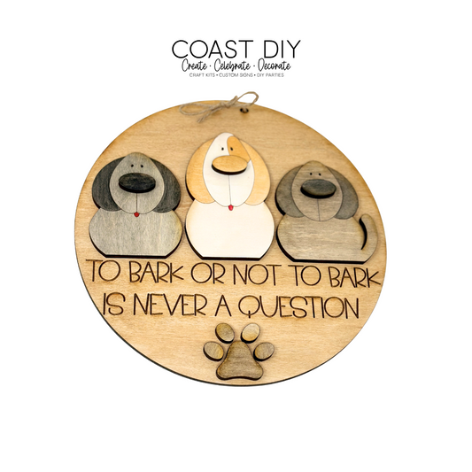 To Bark or Not to Bark Craft Kit