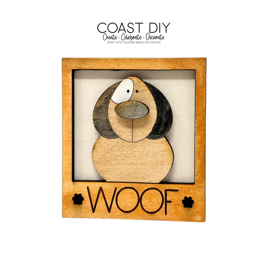 Woof Dog Frame Craft Kit