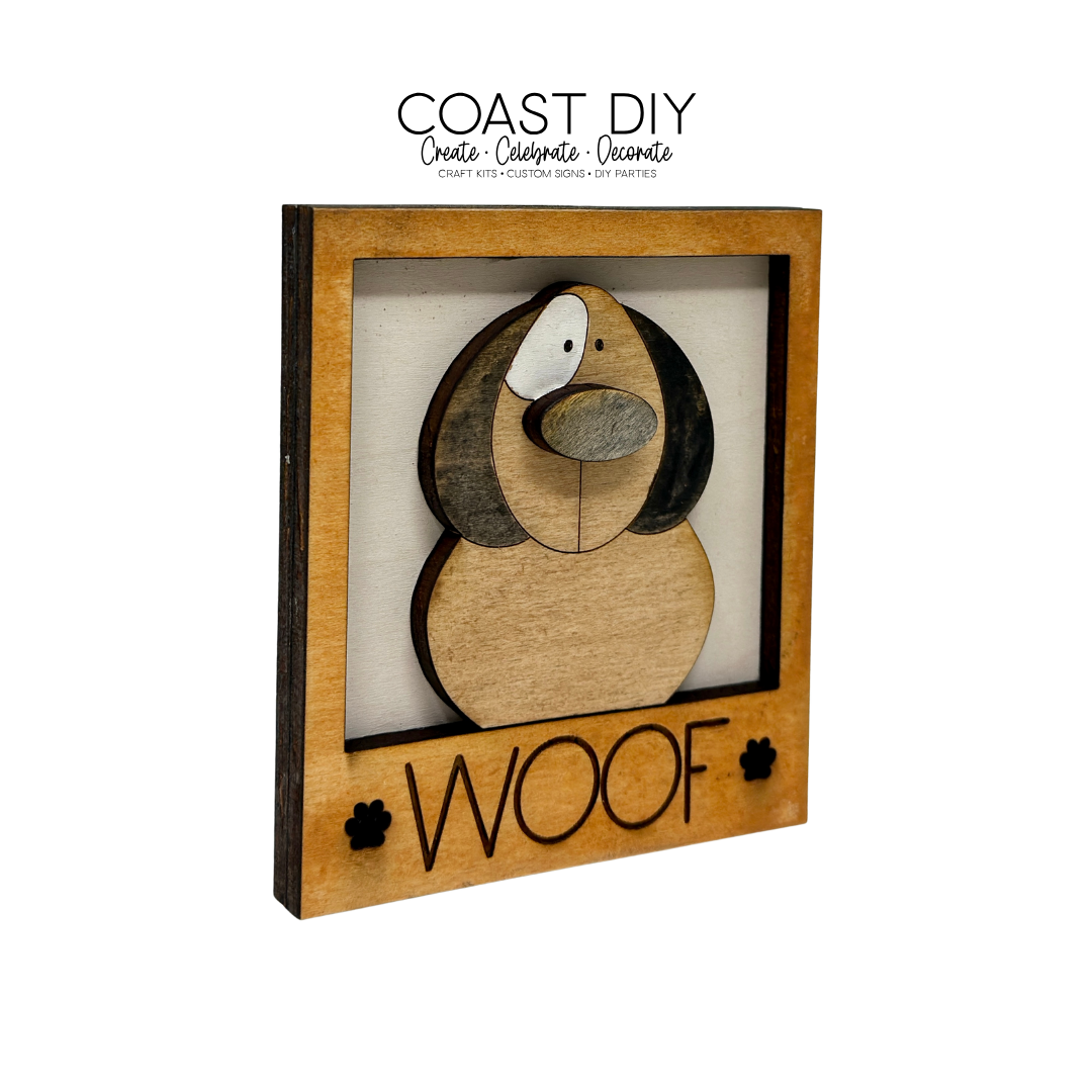 Woof Dog Frame Craft Kit