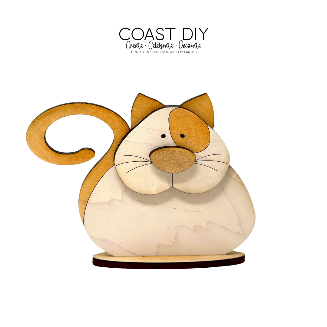 Cat Shelf Sitter craft kit