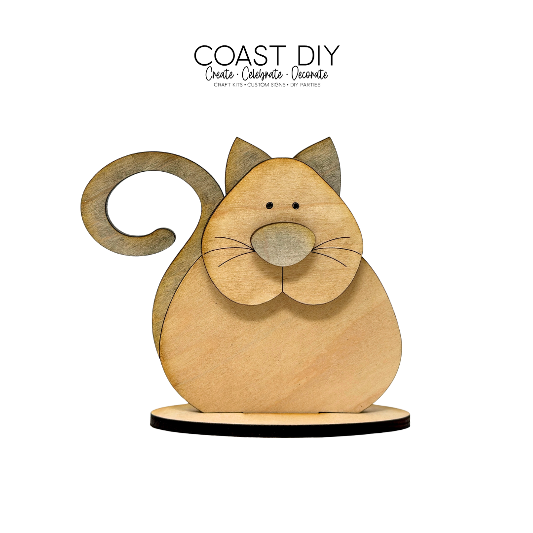 Cat Shelf Sitter craft kit