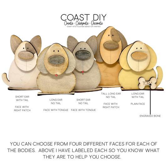 Engraved Dog Bone for Dog Shelf Sitter