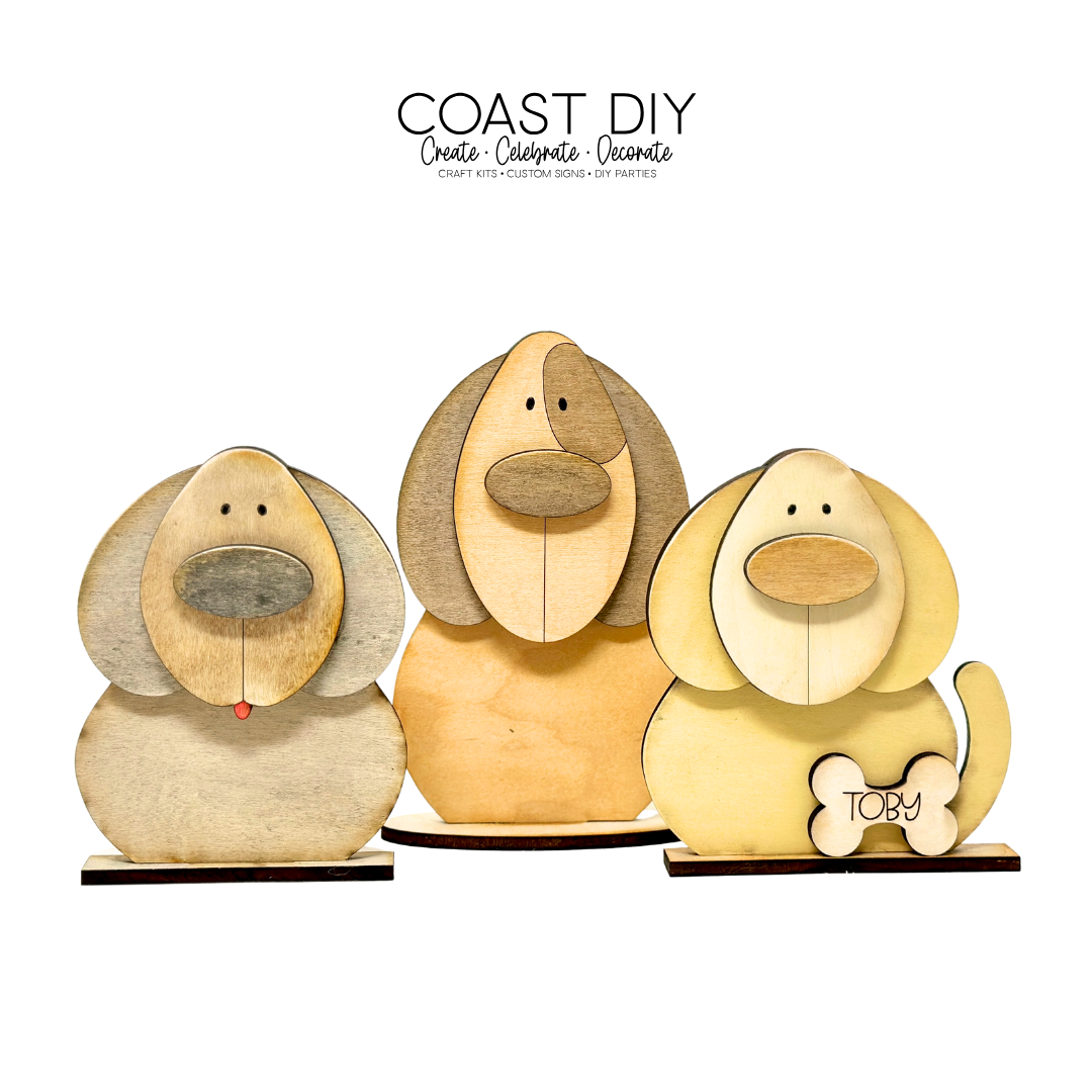 Dog Shelf Sitter craft kit