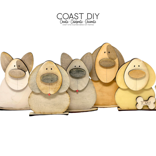 Dog Shelf Sitter craft kit