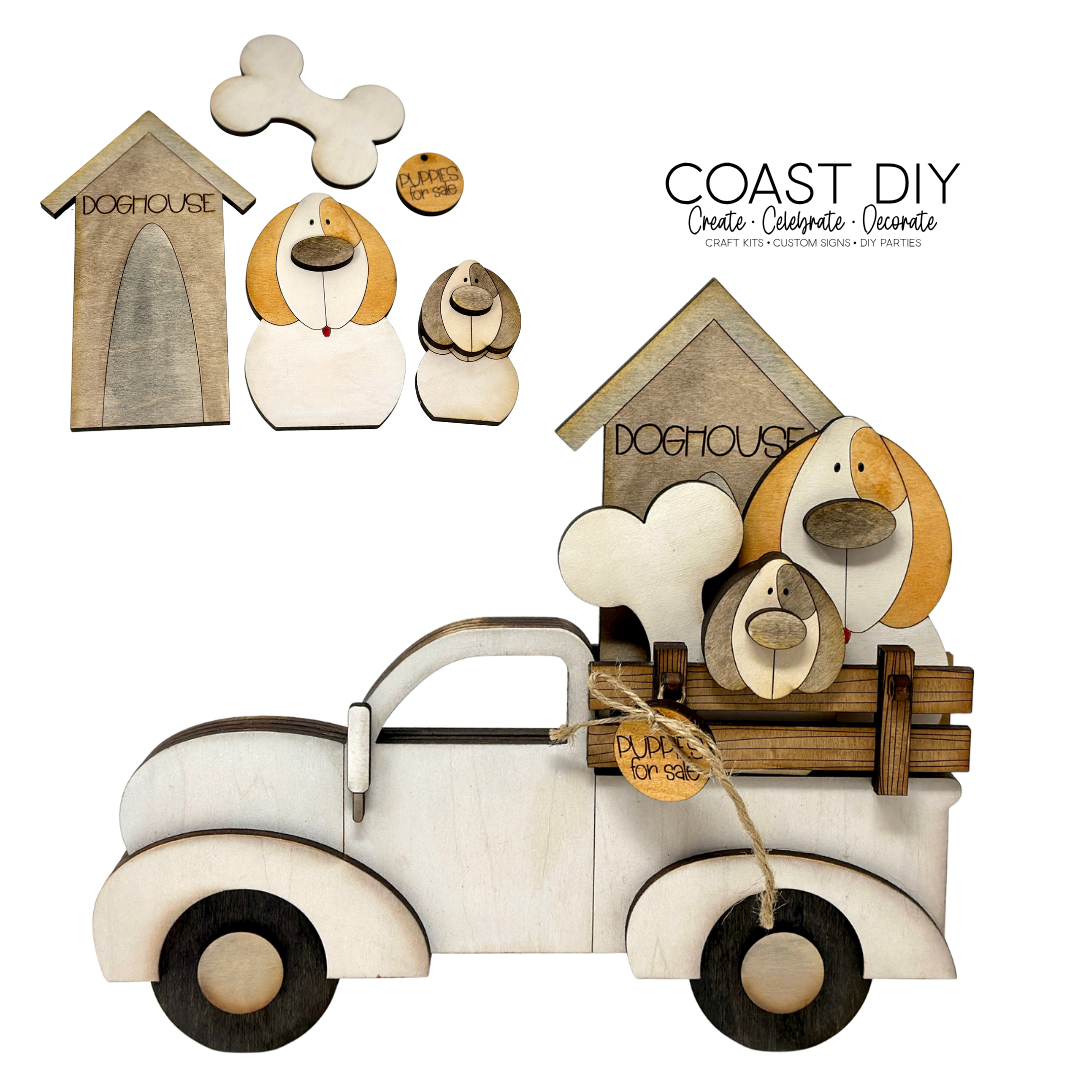 Interchangeable Vintage Truck Shelf Sitter