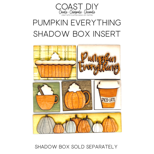 ShadowBox Insert: Pumpkin Everything