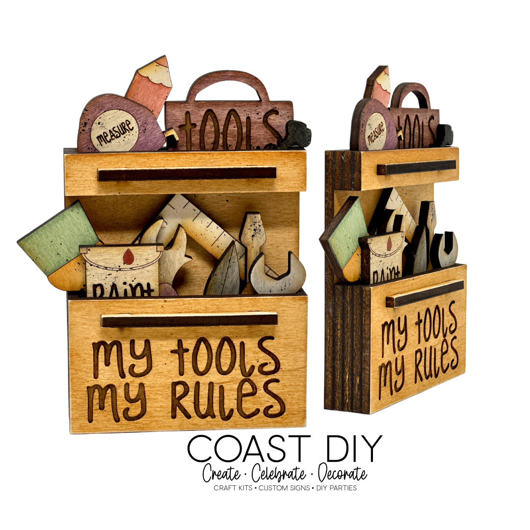 Mr. Fix It and Tool Chest Shelf Sitter Craft Kit