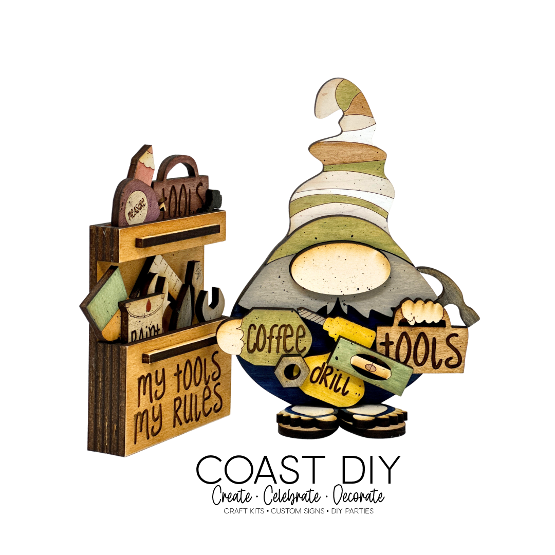 Mr. Fix It and Tool Chest Shelf Sitter Craft Kit