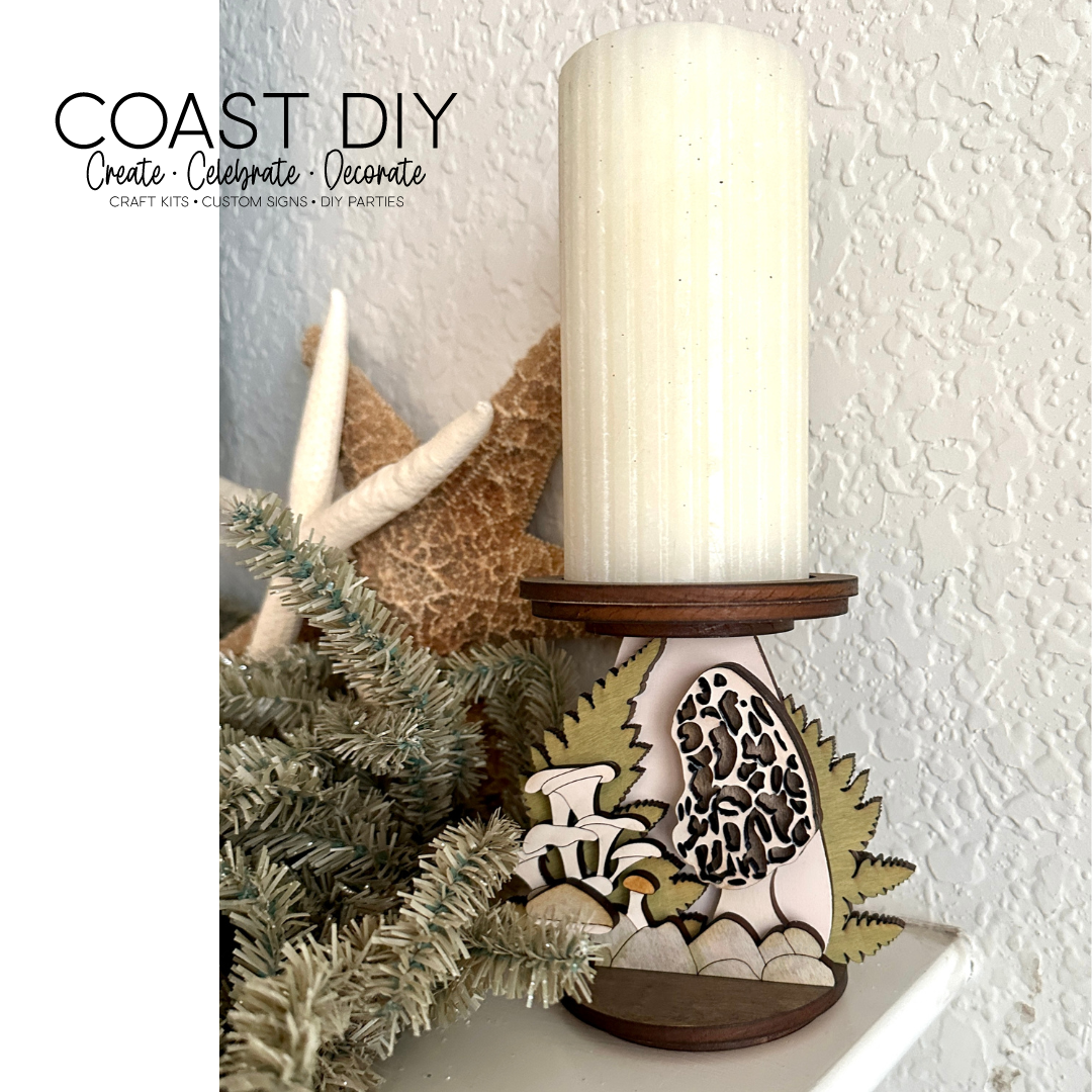 Woodland Mushroom Candle Holder