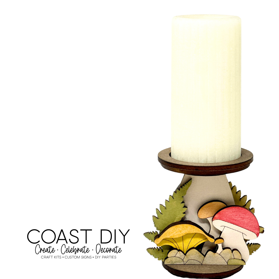 Woodland Mushroom Candle Holder
