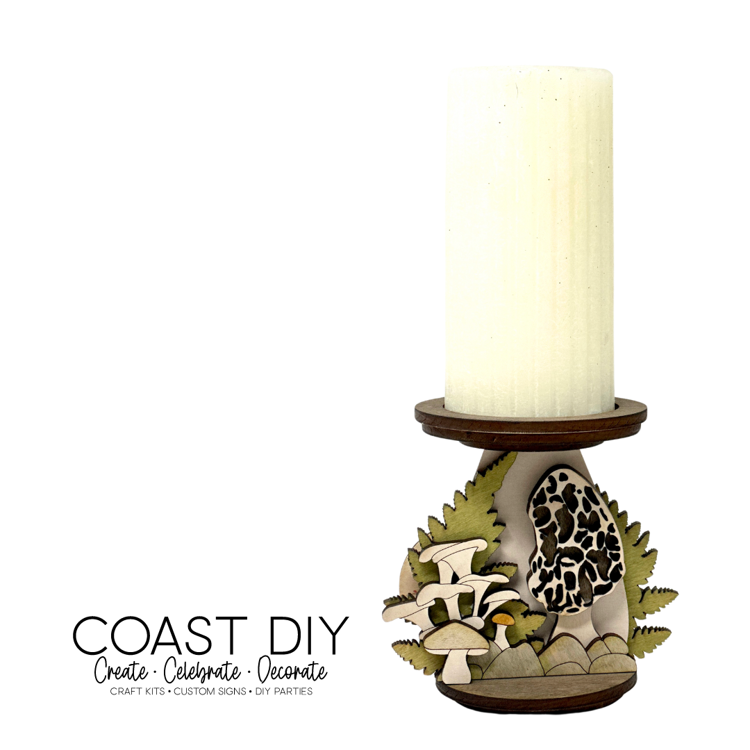 Woodland Mushroom Candle Holder
