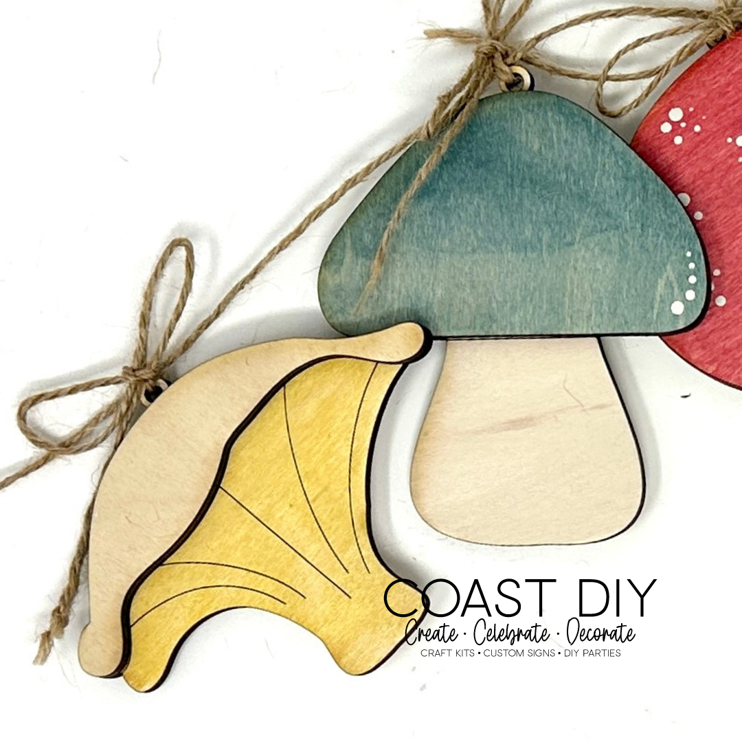 Woodland Ornaments: Mushrooms and Fairies