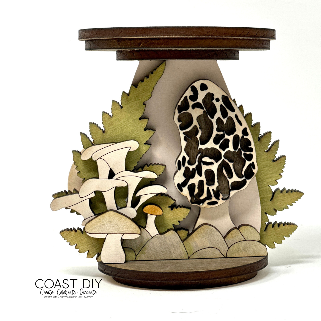 Woodland Mushroom Candle Holder