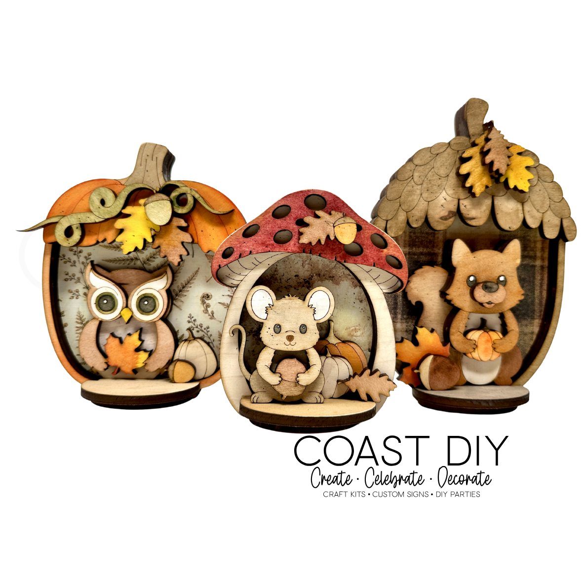 Woodland Houses Craft Kit