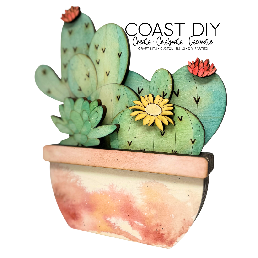 Cactus in a Pot craft kit
