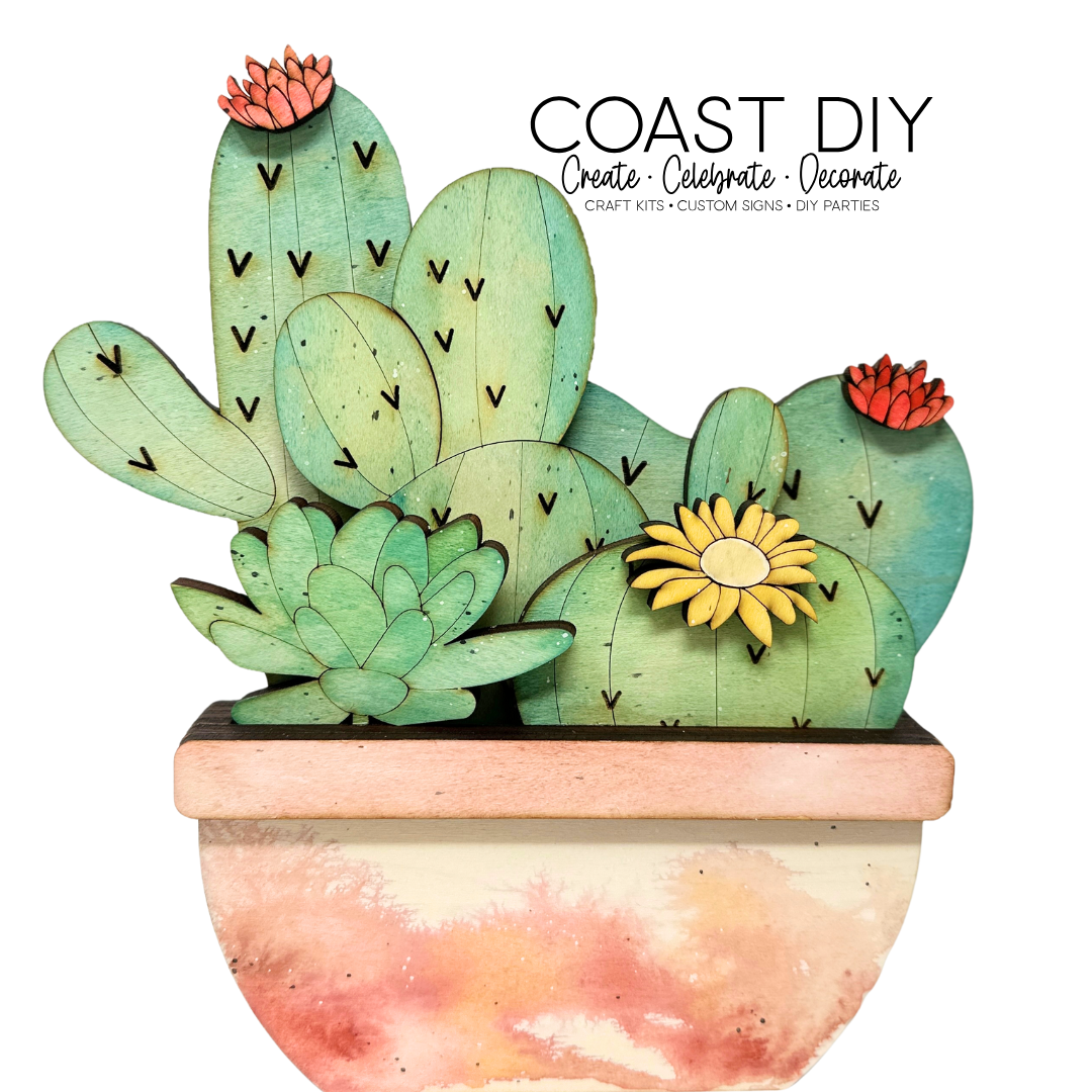 Cactus in a Pot craft kit