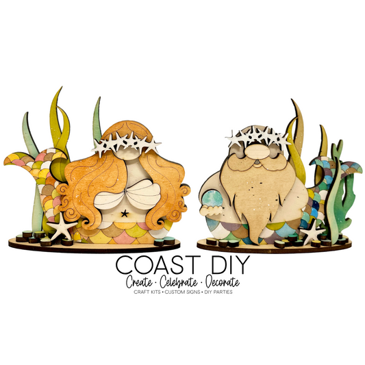 Mermaid and Merman Craft Kits
