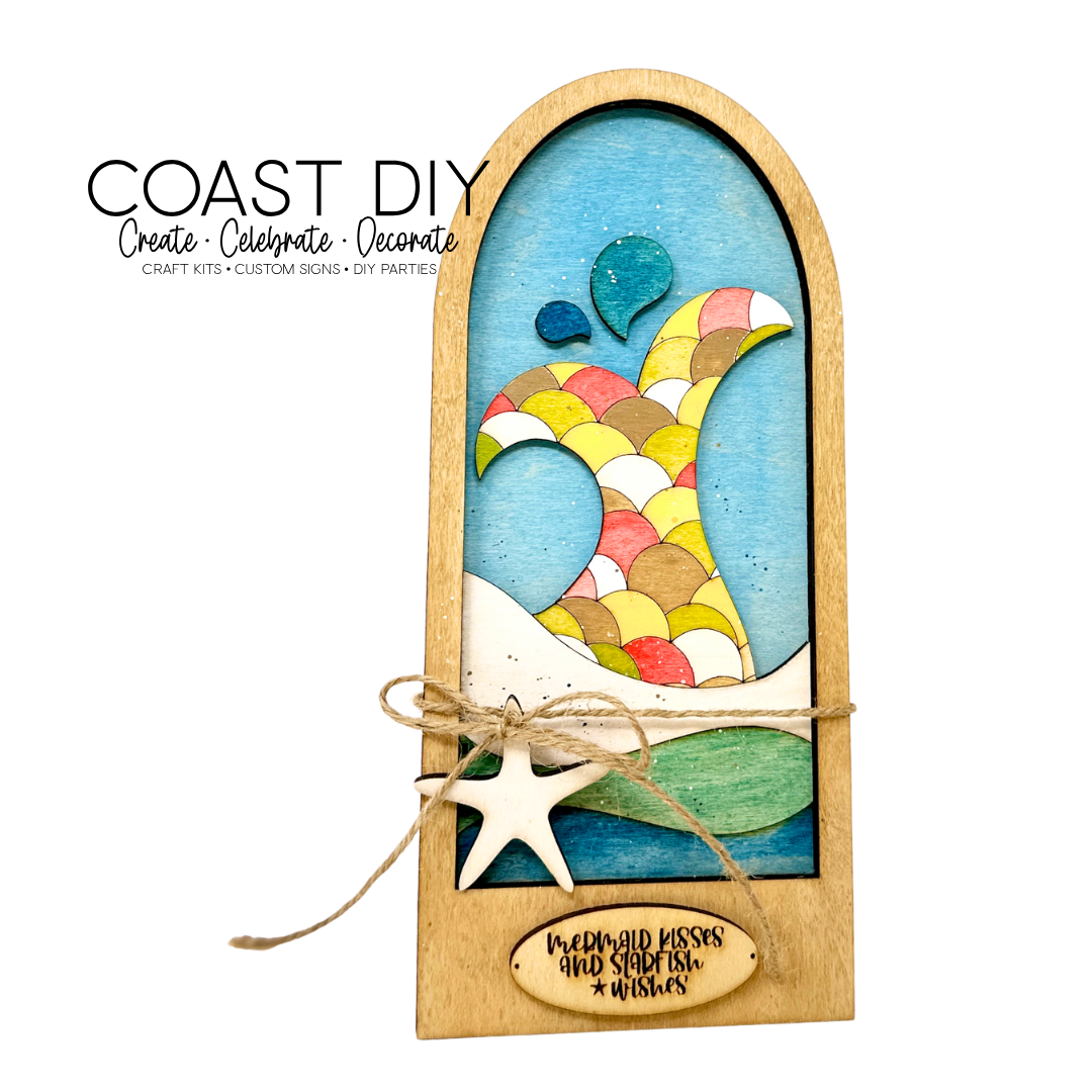 Mermaid Kisses Starfish Wishes Arch