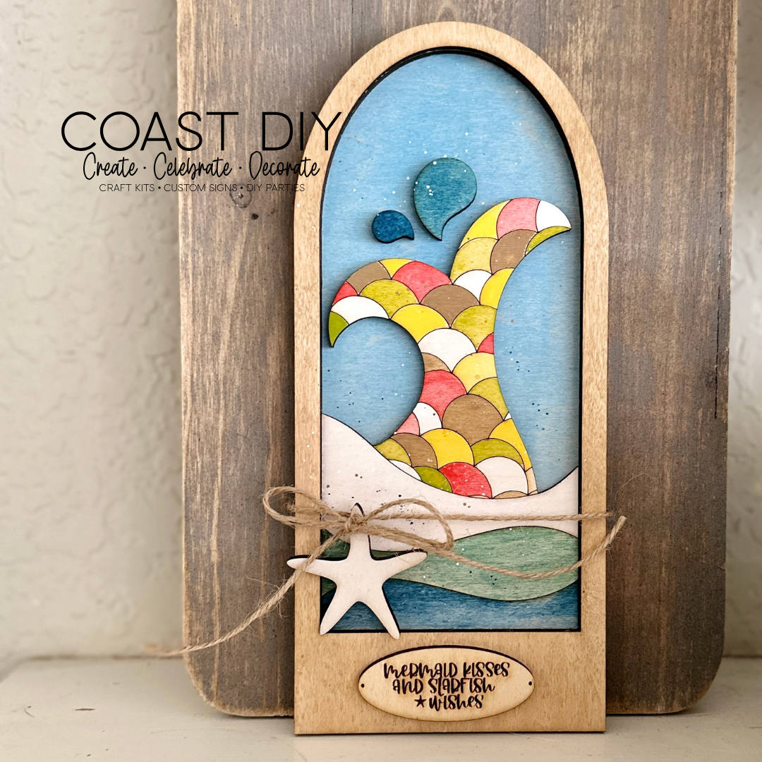 Mermaid Kisses Starfish Wishes Arch