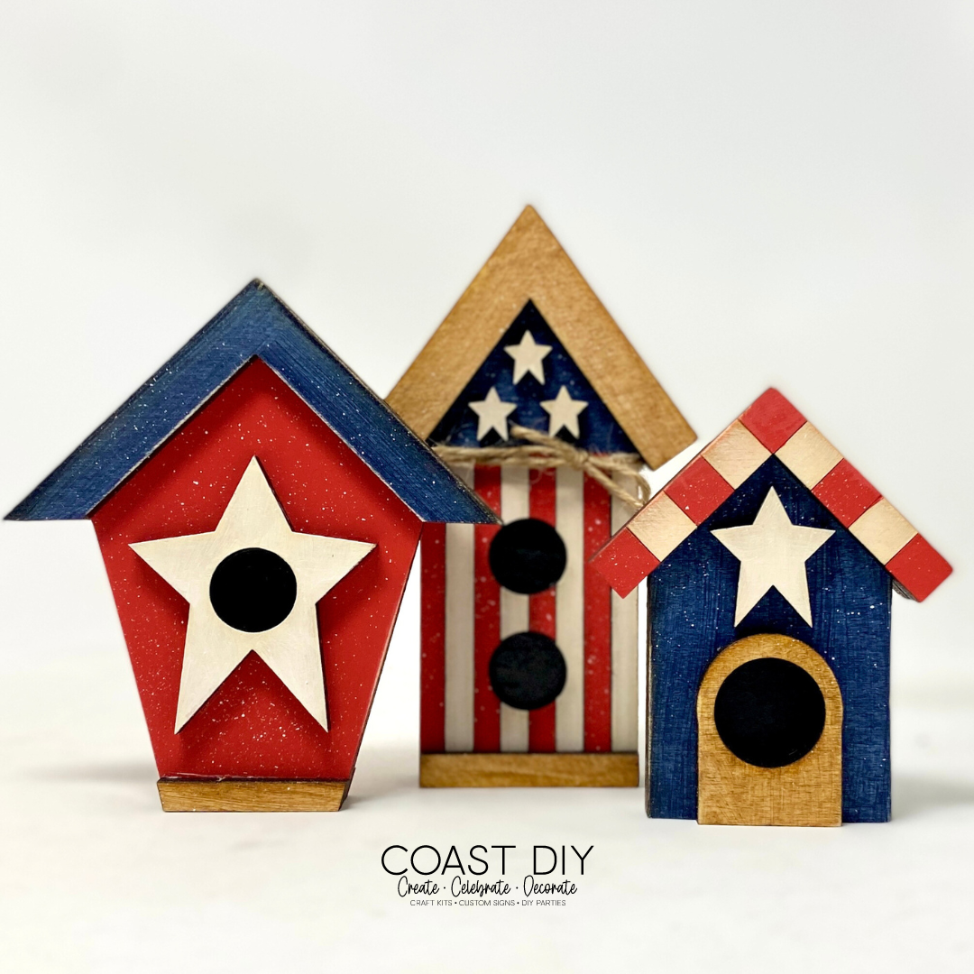 Patriotic Birdhouses