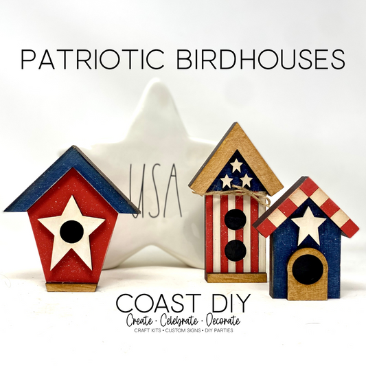 Patriotic Birdhouses