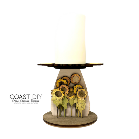 Sunflower Candle Holder