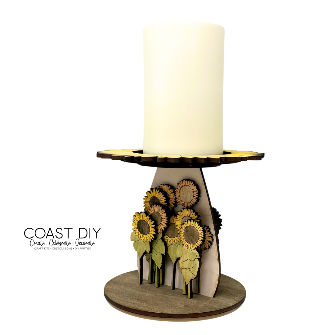 Sunflower Candle Holder