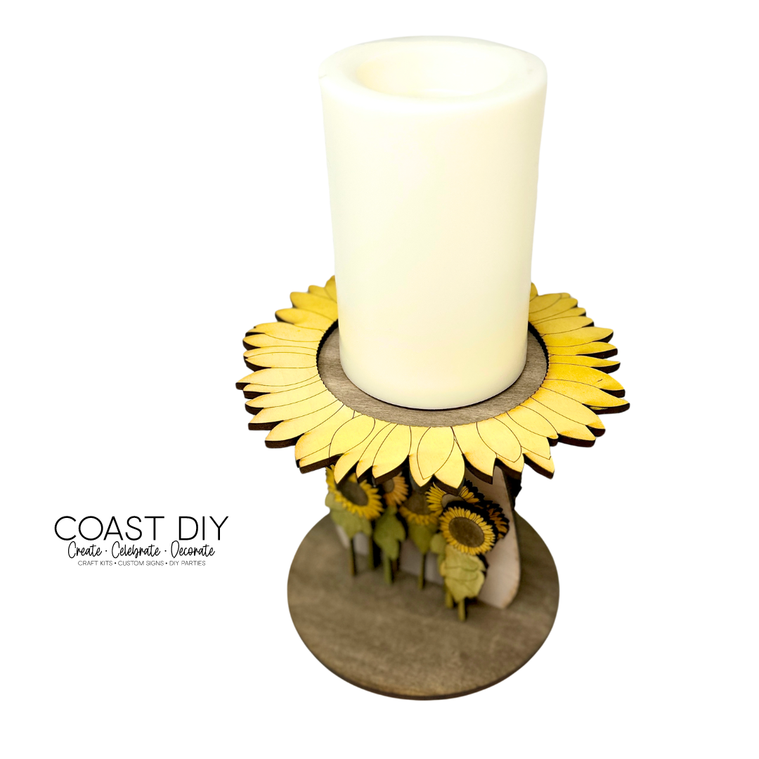 Sunflower Candle Holder
