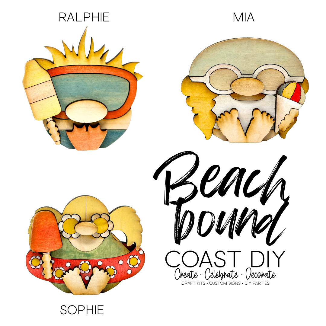 Beach Bound Gnomes Craft Kit