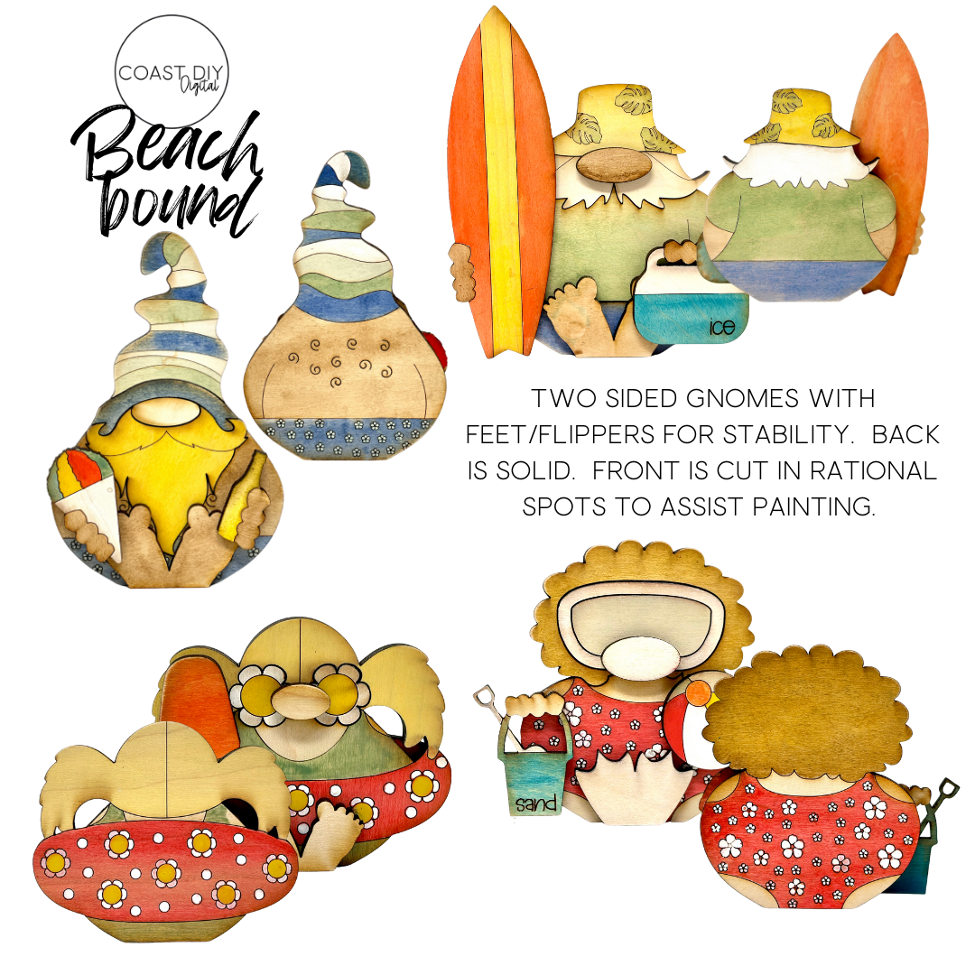 Beach Bound Gnomes Craft Kit
