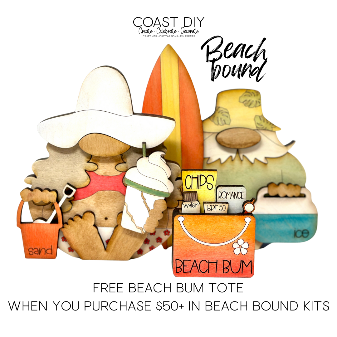 Beach Bound Gnomes Craft Kit