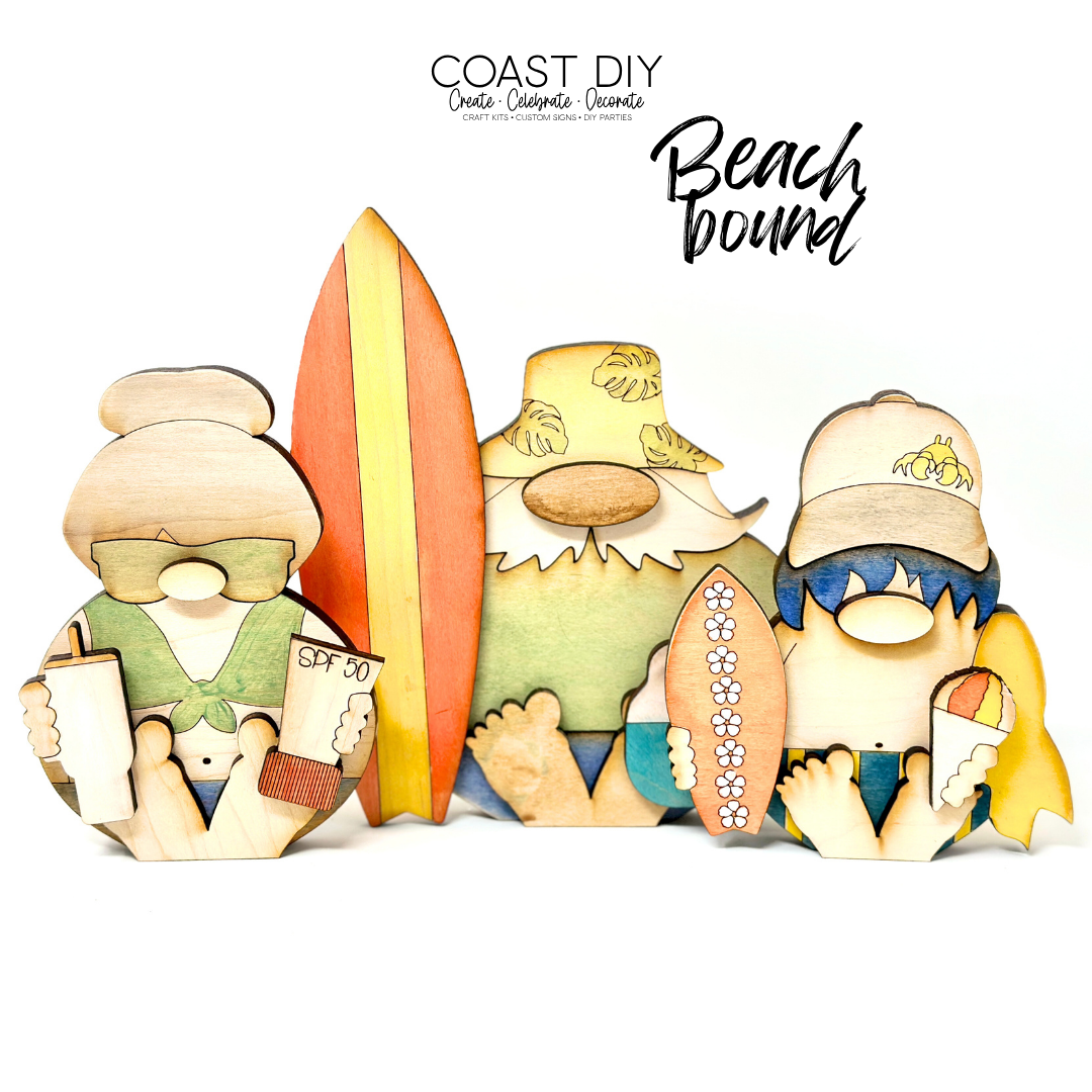 Beach Bound Gnomes Craft Kit