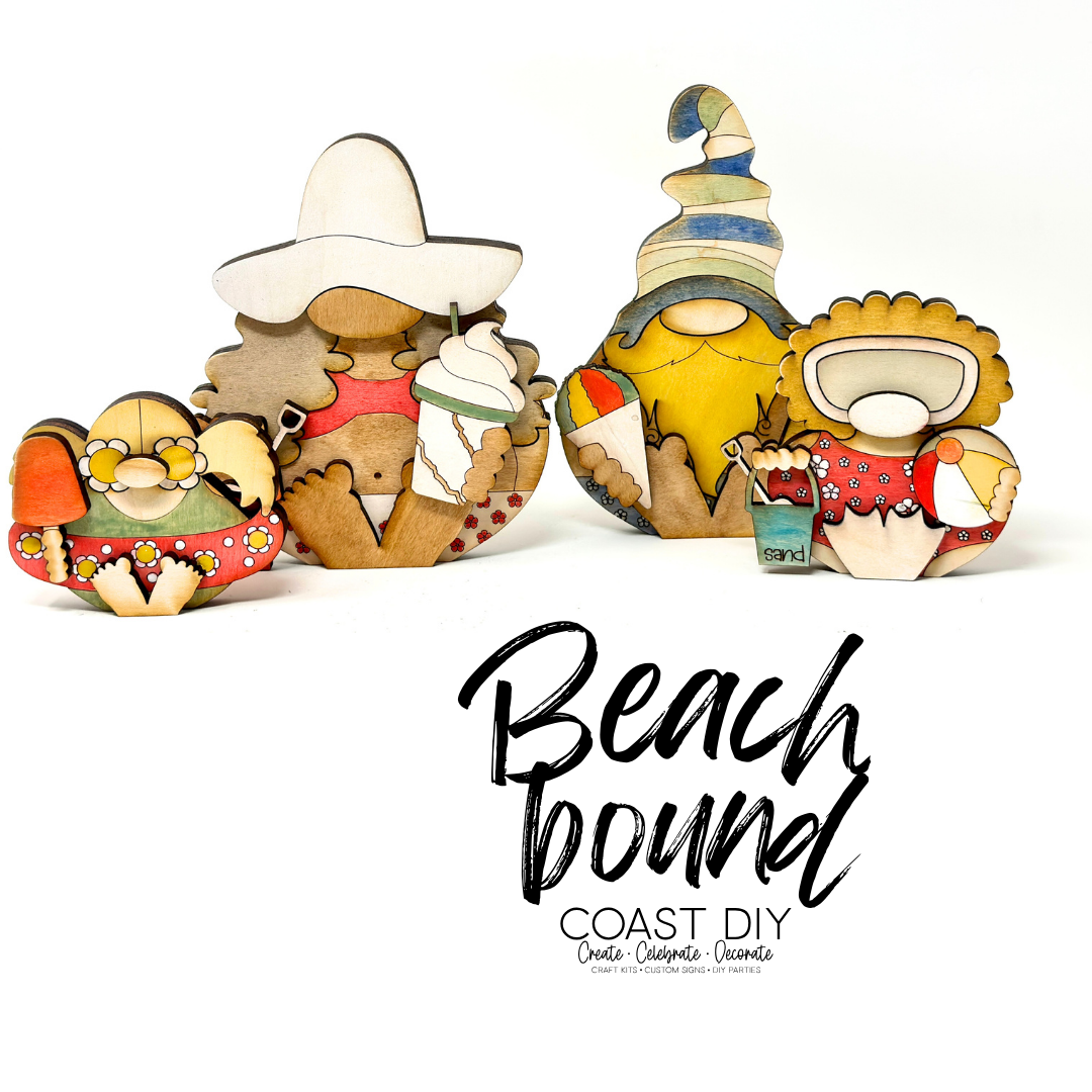 Beach Bound Gnomes Craft Kit