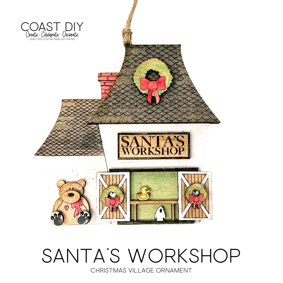 Santa's Workshop Ornament