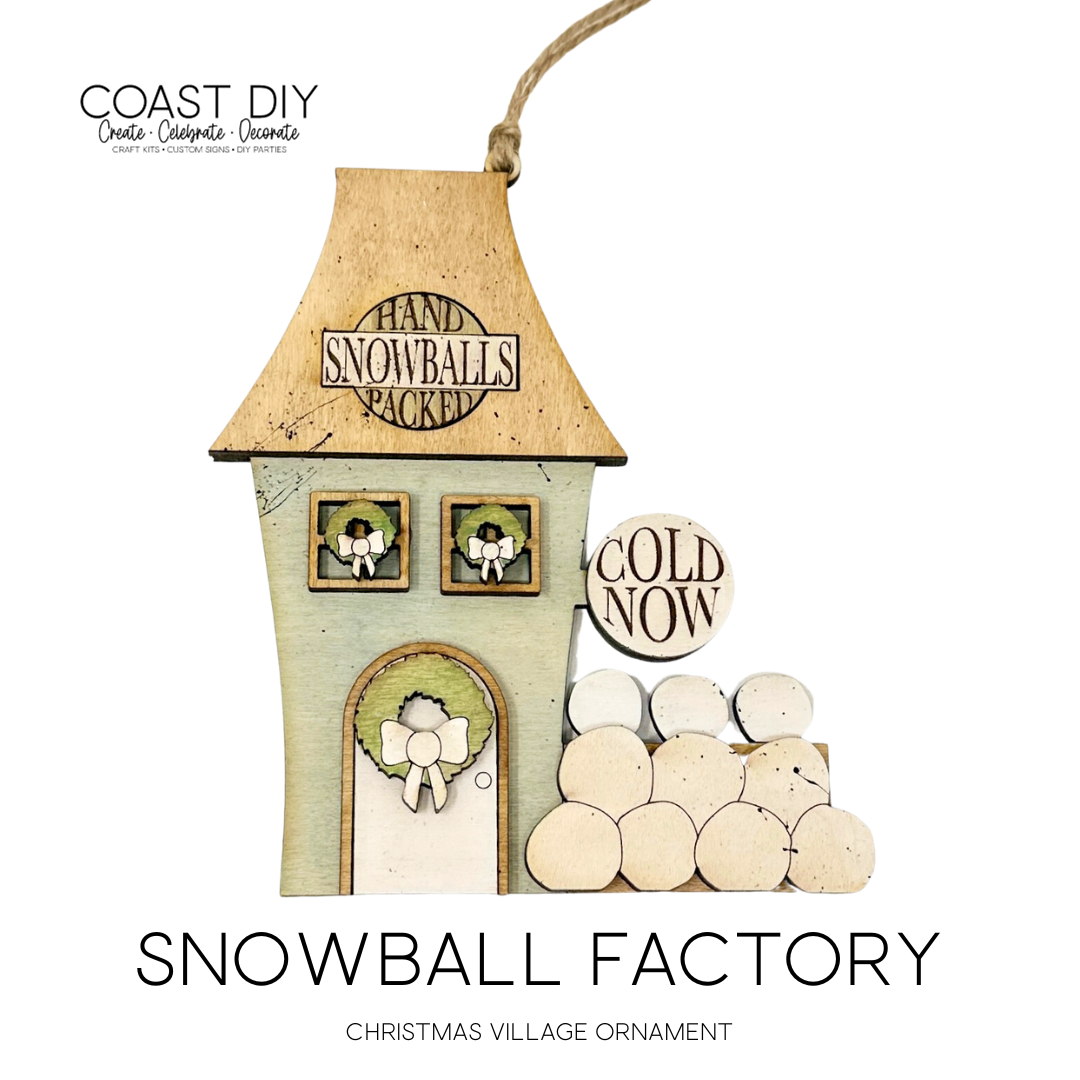 Snowball Factory Ornament
