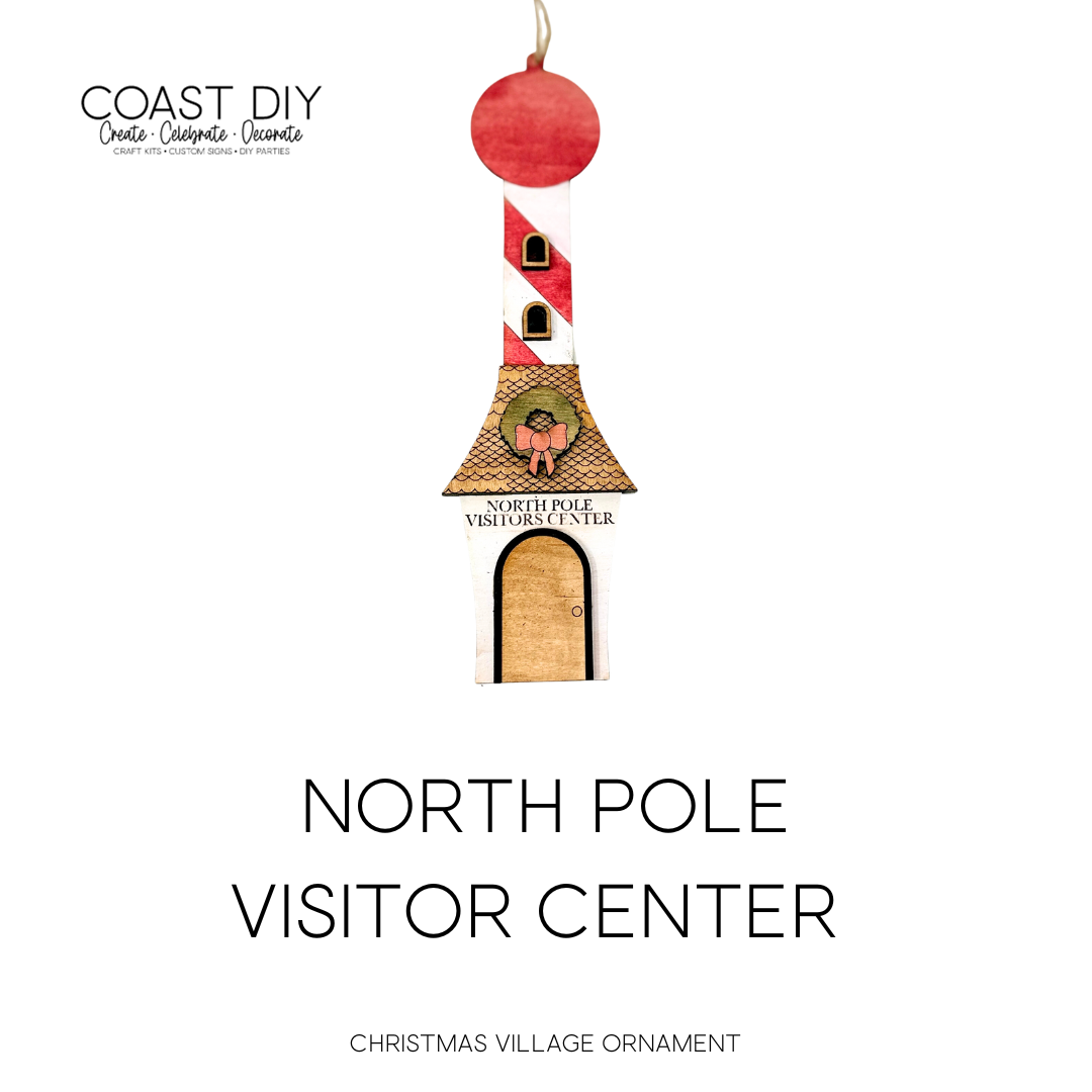 North Pole Visitors Center Ornament
