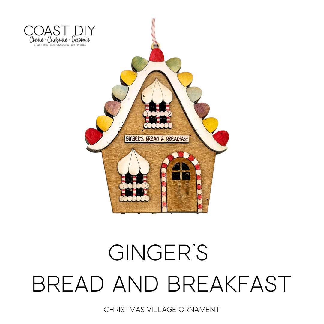 Ginger's Bread and Breakfast Ornament