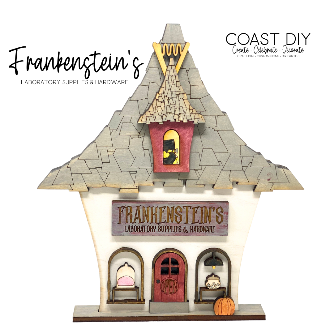 COMPLETE BUNDLE of the entire Spooky Village + Stain kit