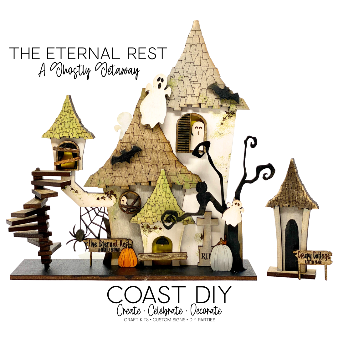 COMPLETE BUNDLE of the entire Spooky Village + Stain kit