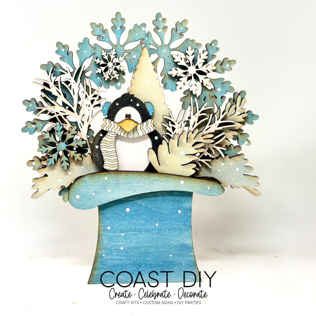 Winter Hat Shelf Sitter Kit