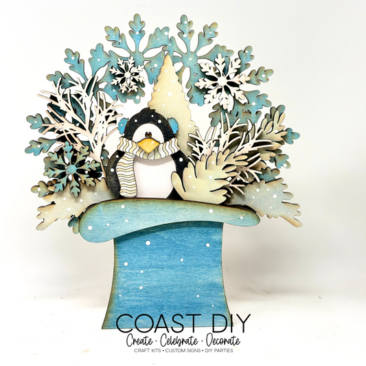 Winter Hat Shelf Sitter Kit