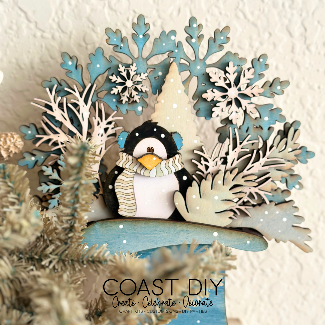 Winter Hat Shelf Sitter Kit