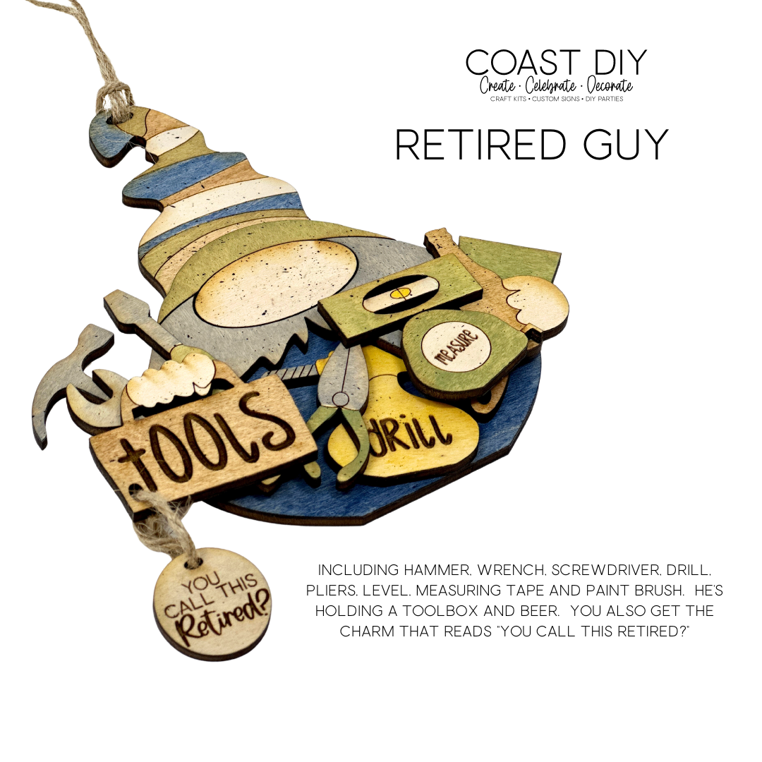 Crafty Gals & Guys Gnome Ornaments Craft Kits