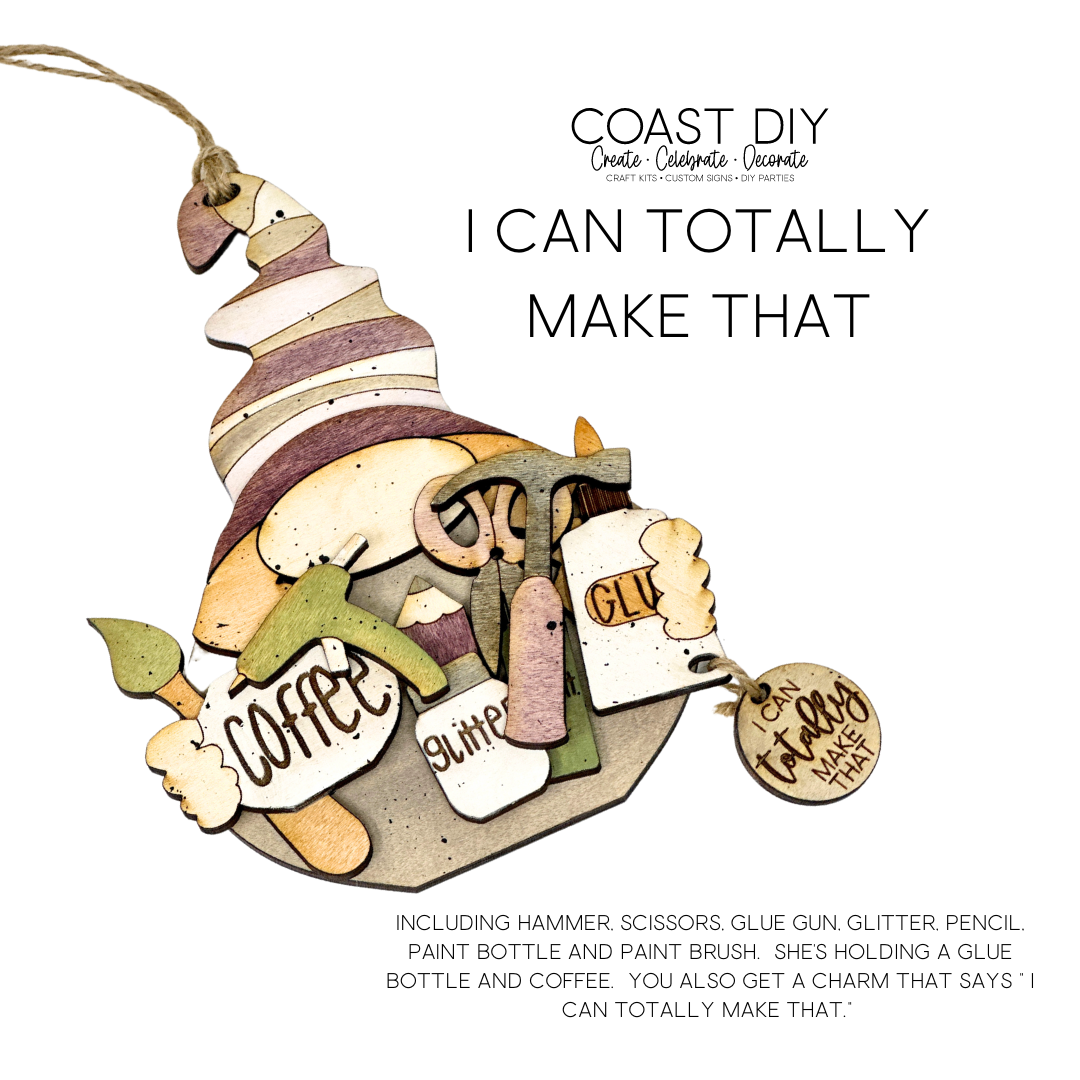 Crafty Gals & Guys Gnome Ornaments Craft Kits